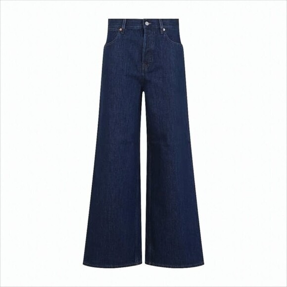 Gucci Denim - Gucci Wide-Leg Denim Trousers With High Waist - NWT